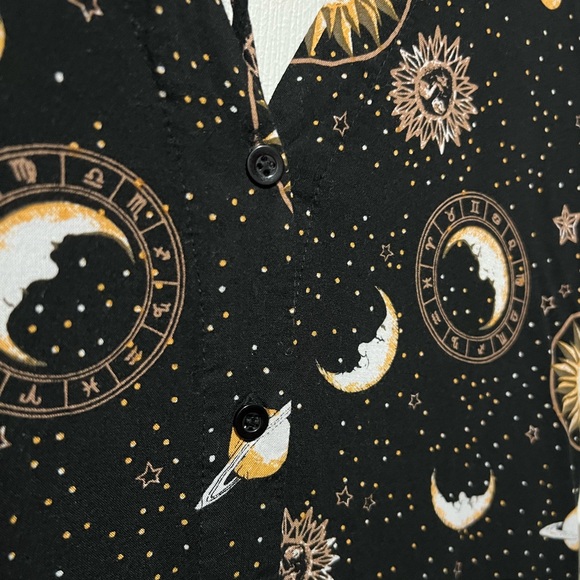 Motel Rocks Celestial Stars Shift Swing Dress - Picture 4 of 7